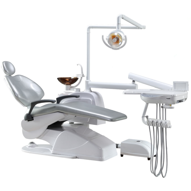 Sample Full Set Dental Chair Unit with Monitor  نموذج كامل مجموعة كرسي طب الأسنان مع شاشة