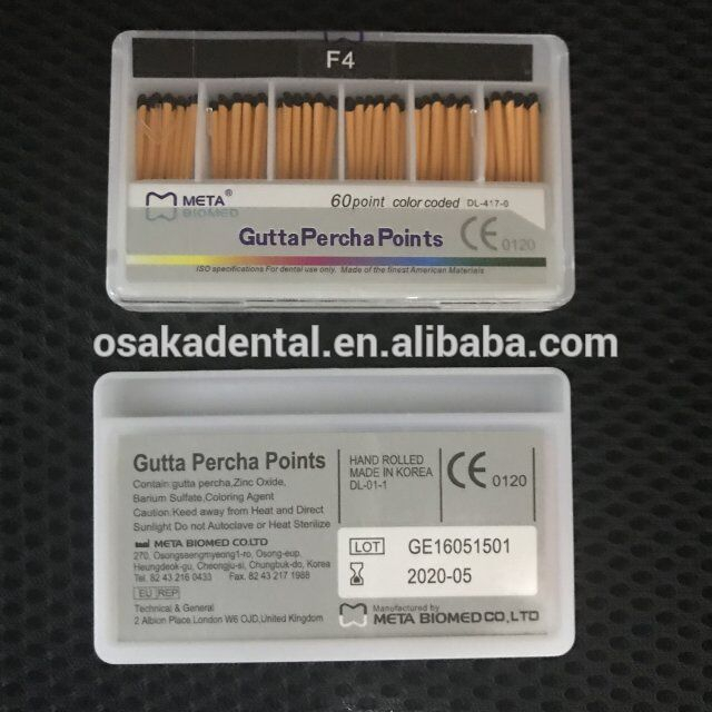 نقاط الأسنان F1-F5 Gutta Percha