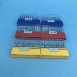 صندوق تعبئة أزيز ألماس الأسنان FG للقبضة عالية السرعة