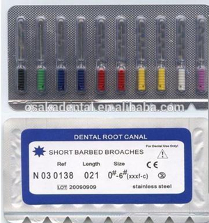 الشركة المصنعة لتوريد الأسنان ملف الأسنان إندو VDW الشائكة الدبابيس العصبية الدبابيس العصبية