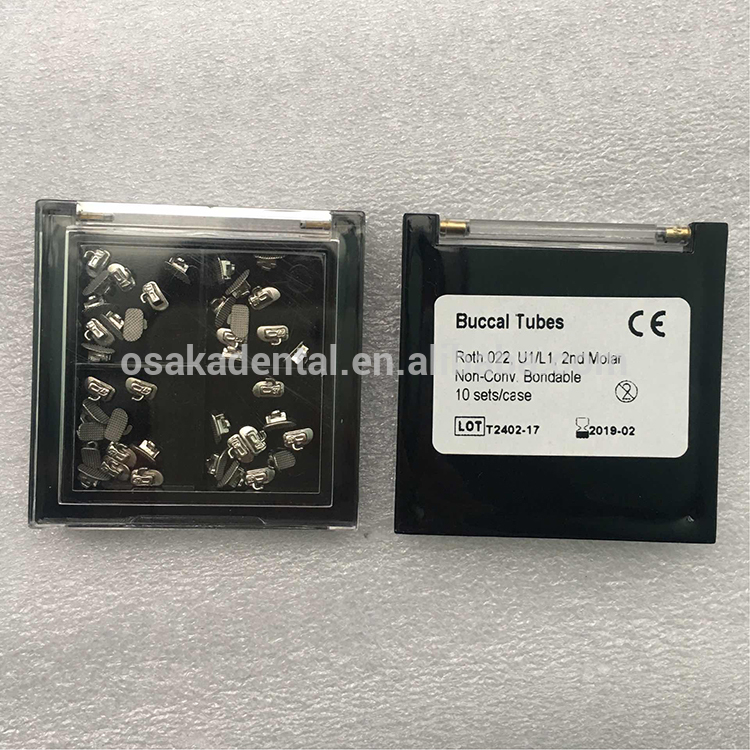 40pcs أنبوب روث / MBT / Edgewise لتقويم الأسنان مع علامة OC