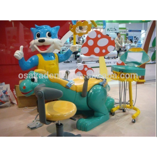 وحدة طب أسنان الأطفال المعتمدة من إدارة الغذاء والدواء الأمريكية مع وحدة كرسي أسنان الأطفال بتصميم ديناصور وقطة زرقاء