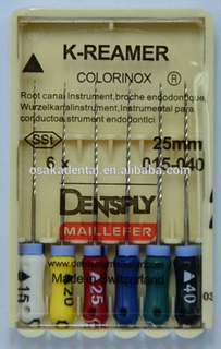 ملفات الأسنان لملفات إندو Dentsply K Reamers / المواد اللبية / أدوات طب الأسنان