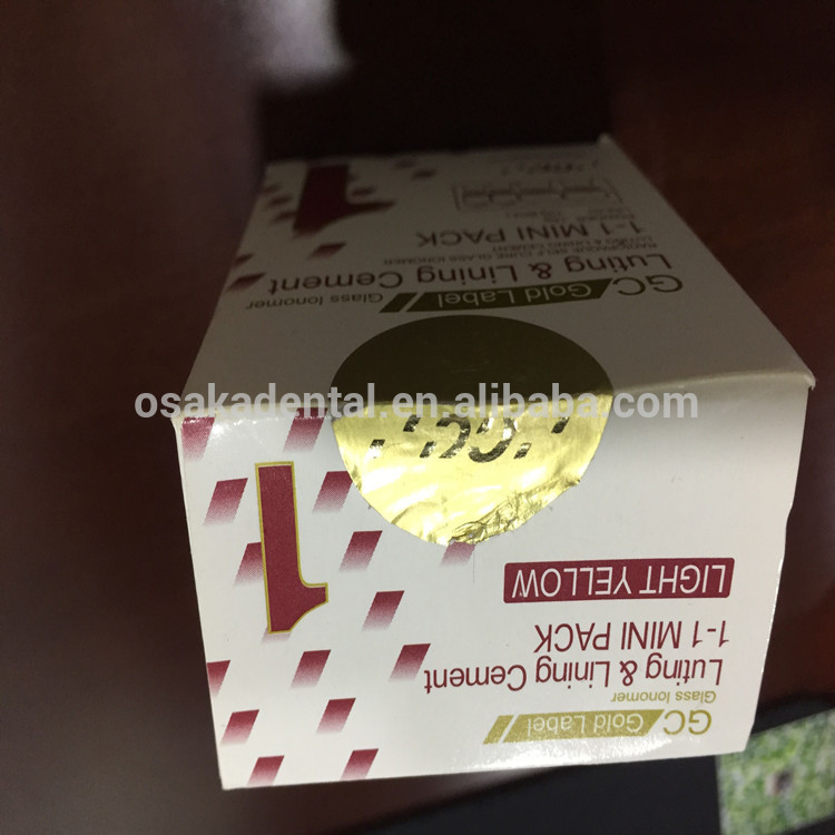 أسمنت زجاجي Luting Gc Fuji 1 mini مواد تعبئة الأسنان