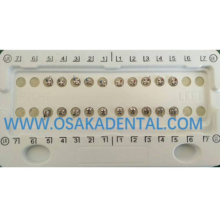 قوس تقويم الأسنان ROTH 022 3 بخطاف أو 345 بخطاف أحادي الكتلة 20 قطعة / المجموعة