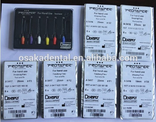 ملفات الأسنان Dentsply Protaper Files قناة الجذر / الملفات الدوارة إندو