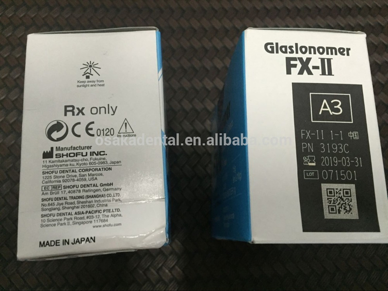 Glaslorymer FX-II الأسمنت / الزجاج الأسمنت الأيونومير لملء الأسنان