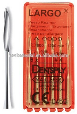 الأصلي Dentsply pesso reamer / largo / dental endo files / rotary files