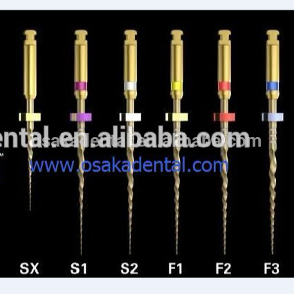 ملفات Niti Protaper Gold لعلاج الأسنان