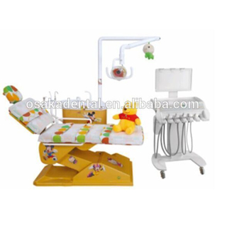 كرسي أسنان الأطفال المعتمد من إدارة الغذاء والدواء و CE / وحدة طب الأسنان للأطفال