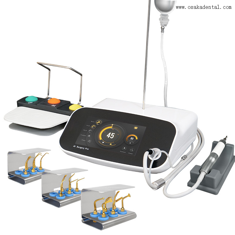 آلة جراحة الأسنان بيزو العظام المحمولة مع زاوية كونترا الخفيفة