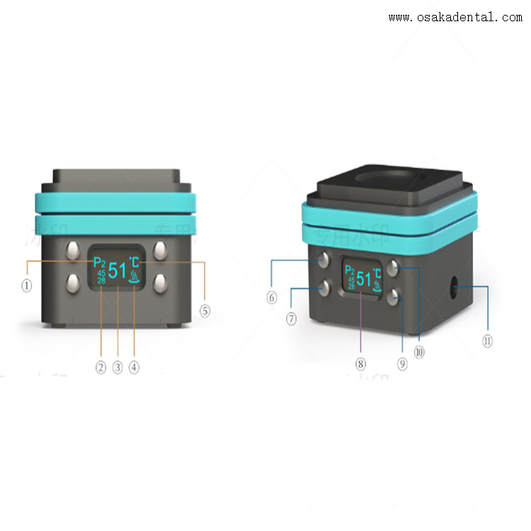 معدات طب الأسنان سخان الراتنج المركب الرقمي للأسنان