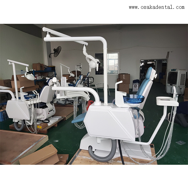 كرسي أسنان عالي الجودة لعيادة الأسنان مع غطاء جلدي عالي الجودة