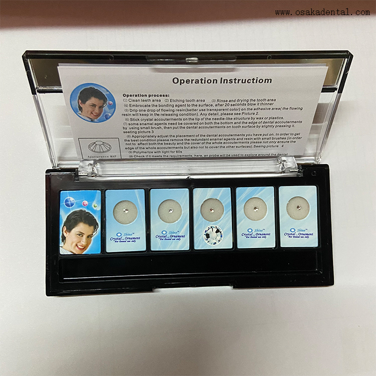 إكسسوارات الأسنان كريستال أو أحجار كريمة للأسنان