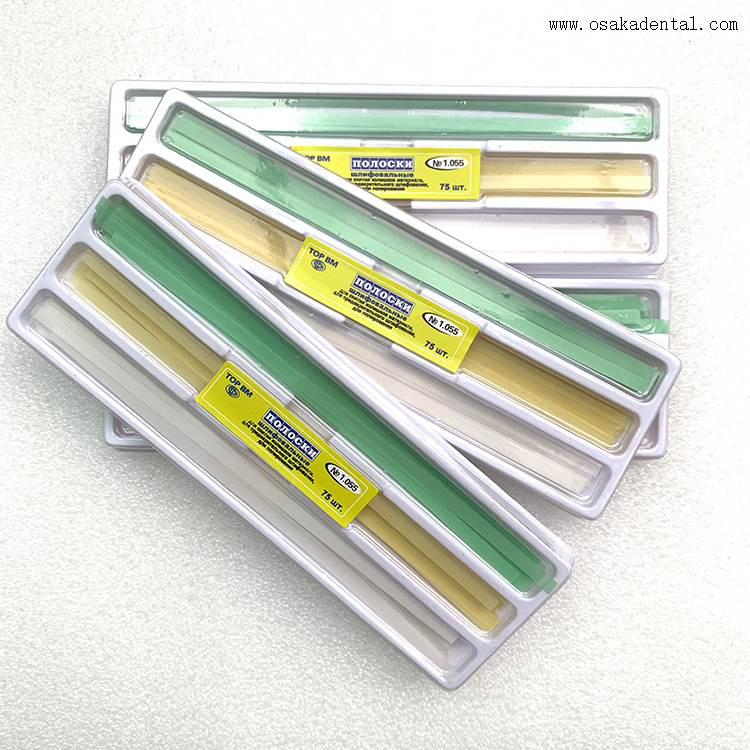 أطقم شريط تلميع وتشطيب عالمية للأسنان