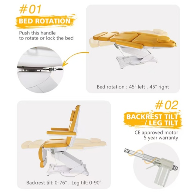 كرسي فحص العناية بالجمال 1