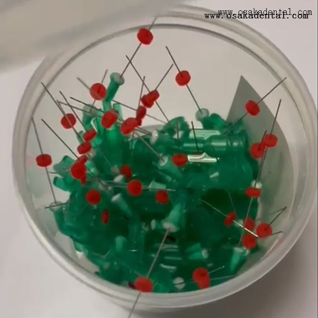 مجموعة إبرة الأسنان ذات الفتحة الجانبية التي يمكن التخلص منها بمواصفات 21G/23G/25G