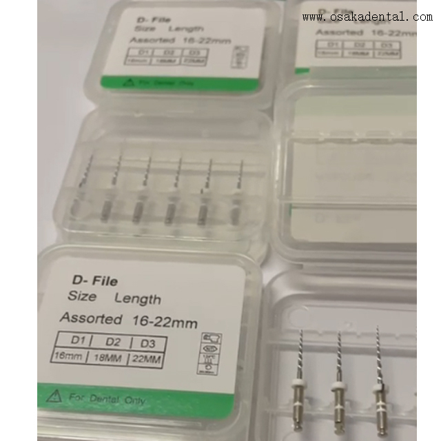 استخدام الأسنان لمبردات إعادة المعالجة اللبية المقاومة للانفصال ذات الاستدقاق العالي