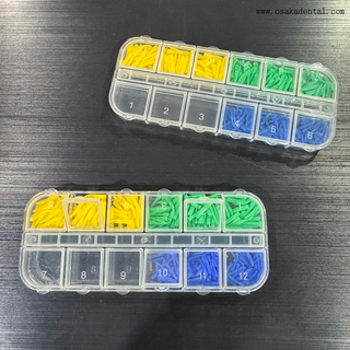 مجموعة من البلاستيك القابل للتصرف للأسنان