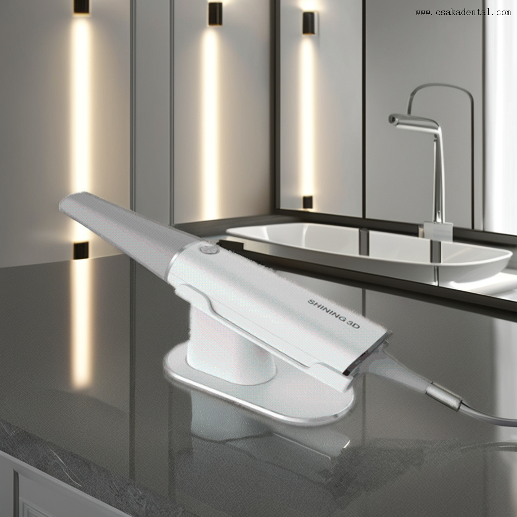 ماسح ضوئي للفم ثلاثي الأبعاد لامع لتشغيل مختبر الأسنان