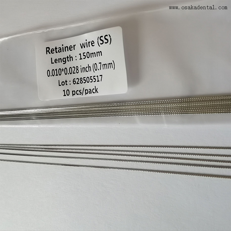 ملحقات تقويم الأسنان سلك التجنيب من الفولاذ المقاوم للصدأ للأسنان