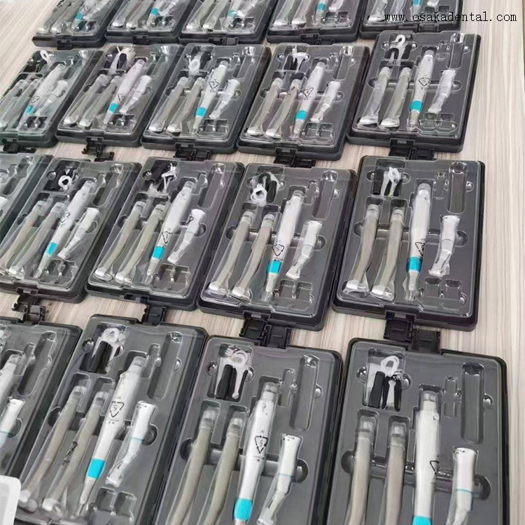 مجموعة قبضة الأسنان مع قبضة عالية السرعة ومنخفضة السرعة