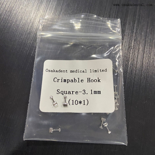 خطاف مجعد لتقويم الأسنان مربع - 3.1 ملم