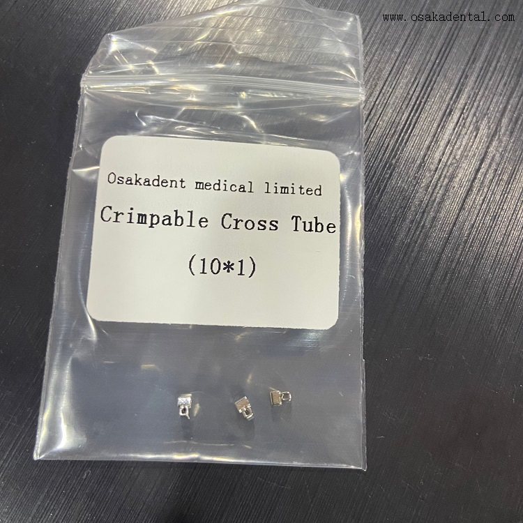 أنبوب متقاطع لتقويم الأسنان قابل للتجعيد