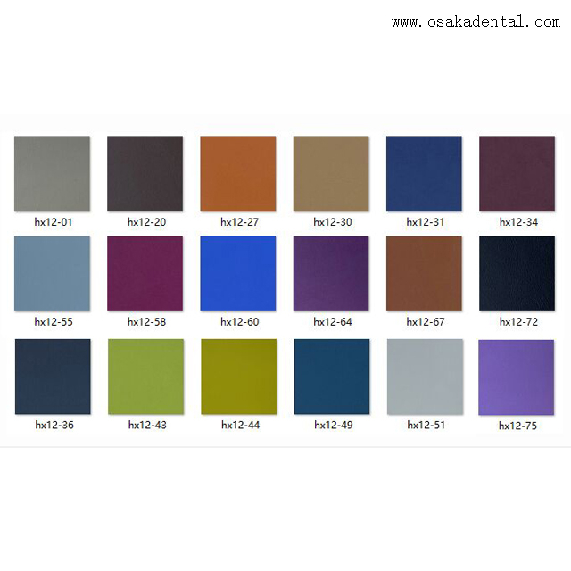 كرسي مريض لأي عيادة من النوع العالي مع مصباح LED / مادة طبع الأسنان مع مسحوق الجينات