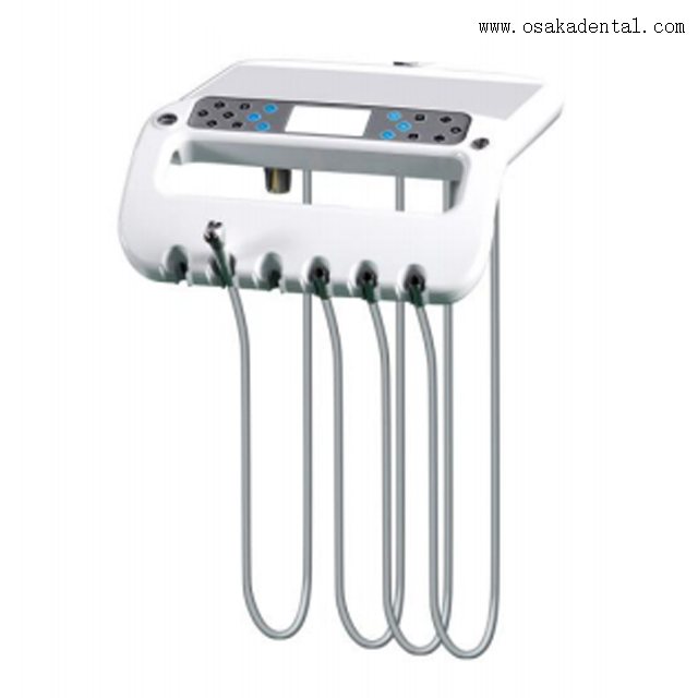 كرسي طبيب أسنان باللون الأرجواني من الدرجة العالية من وحدة كرسي طبيب أسنان OSAKA مع آلة تبييض الأسنان وalgiante للأسنان