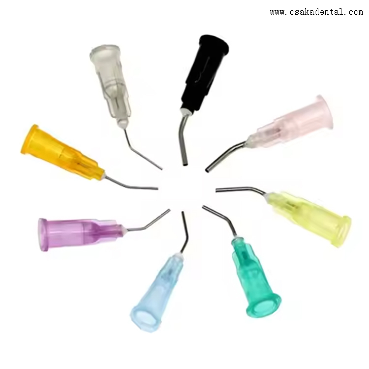 نصائح لتدفق الأسنان مسبقة الانحناء للاستخدام مرة واحدة في الأسنان