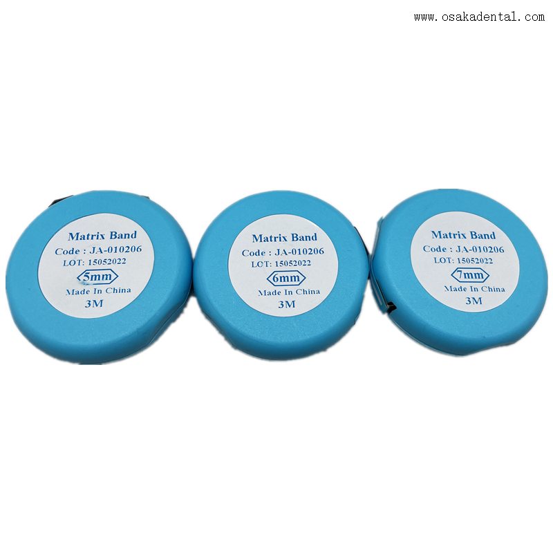 عصابات مصفوفة الفولاذ المقاوم للصدأ في لفة