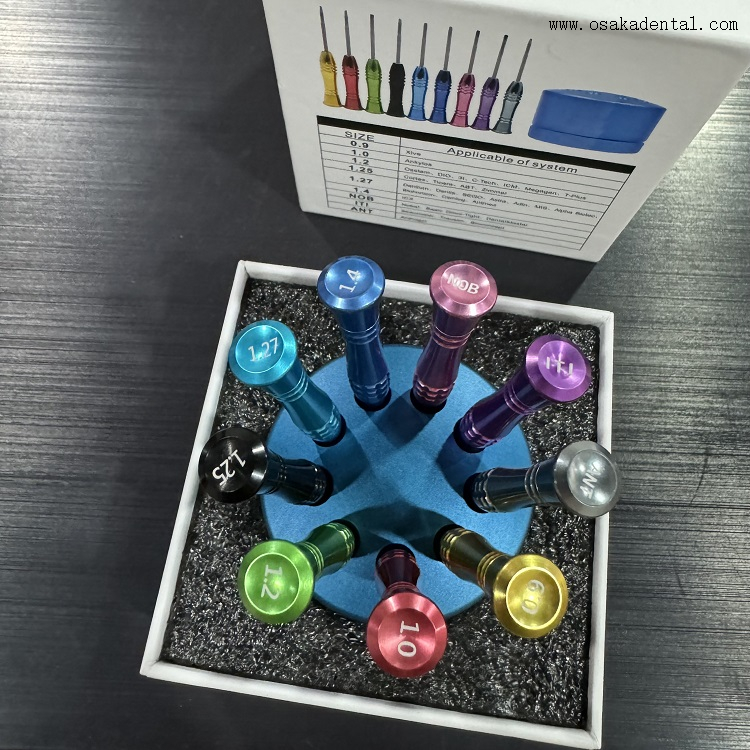 مجموعة أدوات زراعة الأسنان 