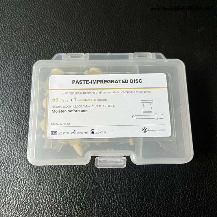 قرص مشرب بمعجون الأسنان لتلميع عالي اللمعان