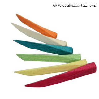 أسافين من الحيل الخشبية الطبيعية لطب الأسنان، سلع يمكن التخلص منها