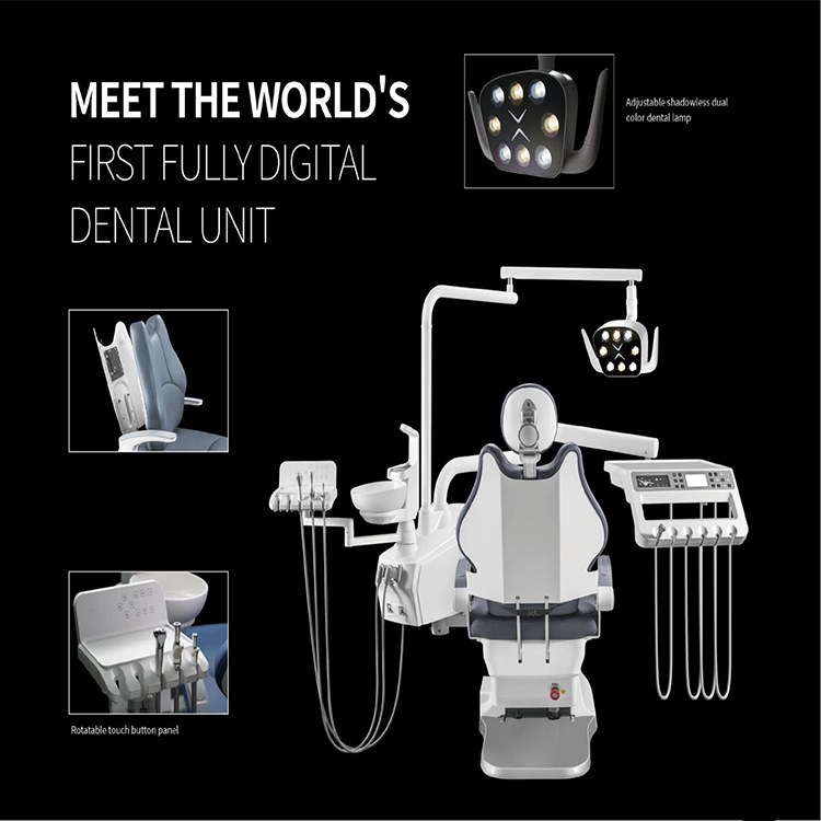 وحدة كرسي الأسنان ذات المقعد الكبير والمريح