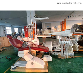 كرسي مريح لمريض الأسنان - جلد ناعم وإضاءة LED قابلة للتعديل لتوفير الراحة المثلى