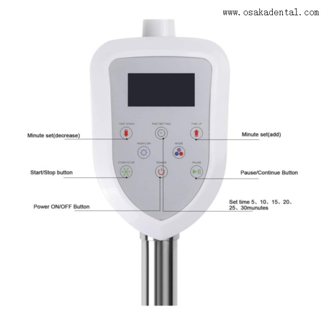 ماكينة التبييض بالضوء الأزرق والأحمر