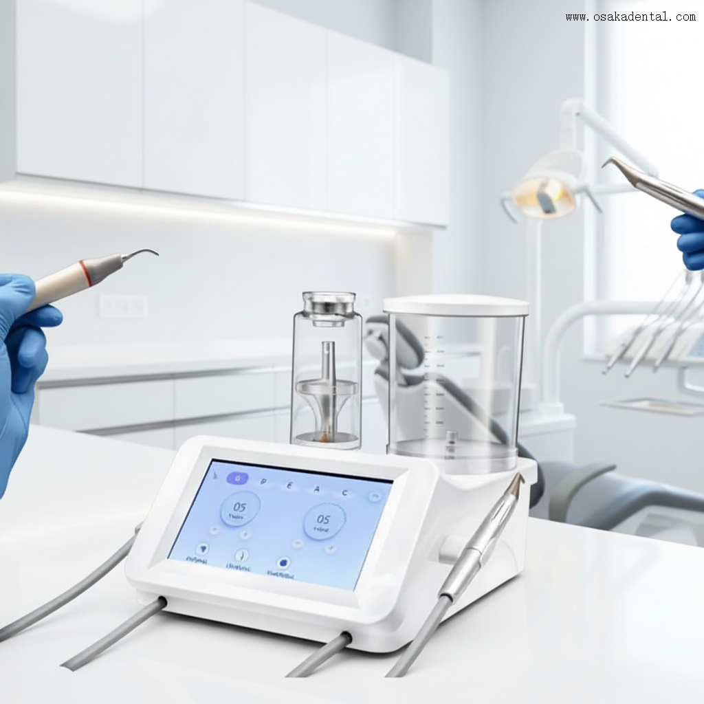 قشارة الأسنان مع جهاز Air Prophy اثنان في جهاز واحد