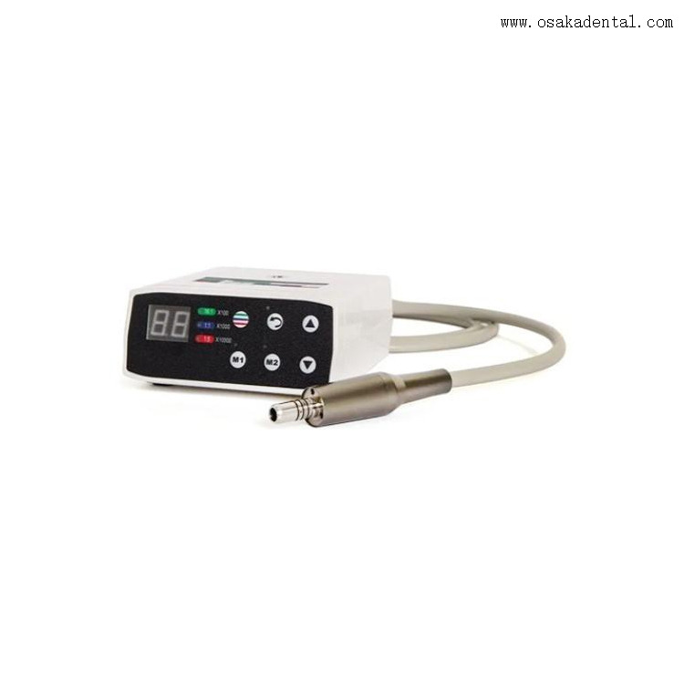 محرك كهربائي للأسنان بدون فرش مع ألياف بصرية بزاوية كونترا جديدة بنسبة 1:5