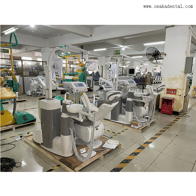 كرسي أسنان عالي المستوى مزود بشاشة 17 بوصة وكاميرا فموية