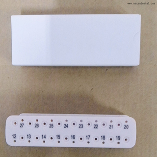 صندوق قياس إندو قابل للتعقيم باللون الأبيض مصنوع من البلاستيك المستورد