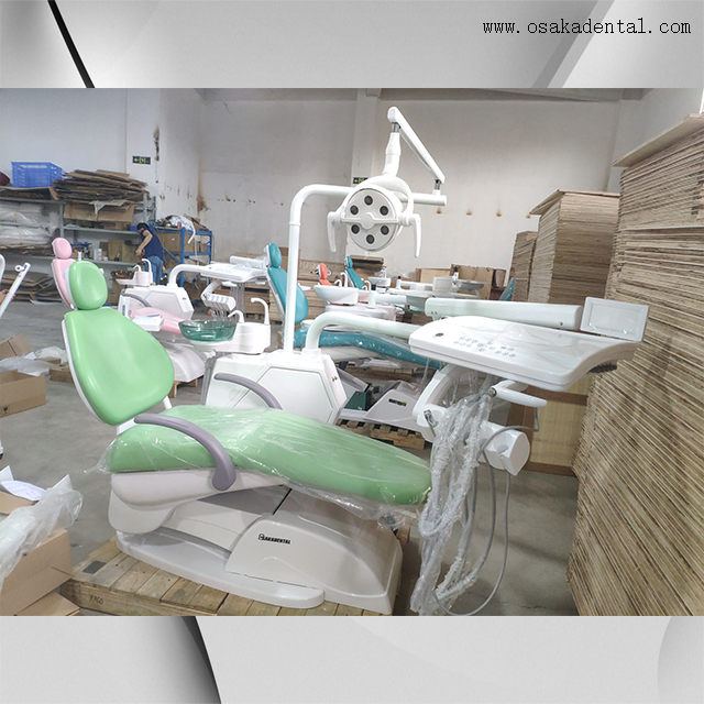 كرسي طبيب أسنان هيدروليكي محمول مع شاشة