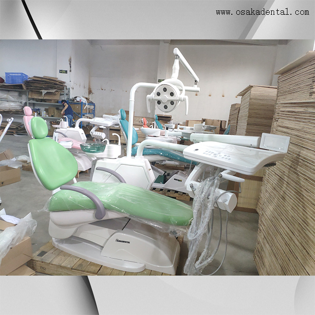 كرسي طبيب أسنان هيدروليكي محمول مع شاشة