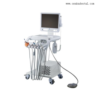 وحدة طب الأسنان المحمولة مع شاشة