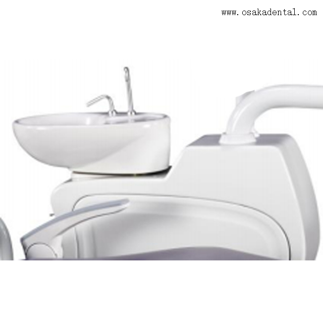 كرسي طبيب أسنان باللون الأرجواني من الدرجة العالية من وحدة كرسي طبيب أسنان OSAKA مع آلة تبييض الأسنان وalgiante للأسنان