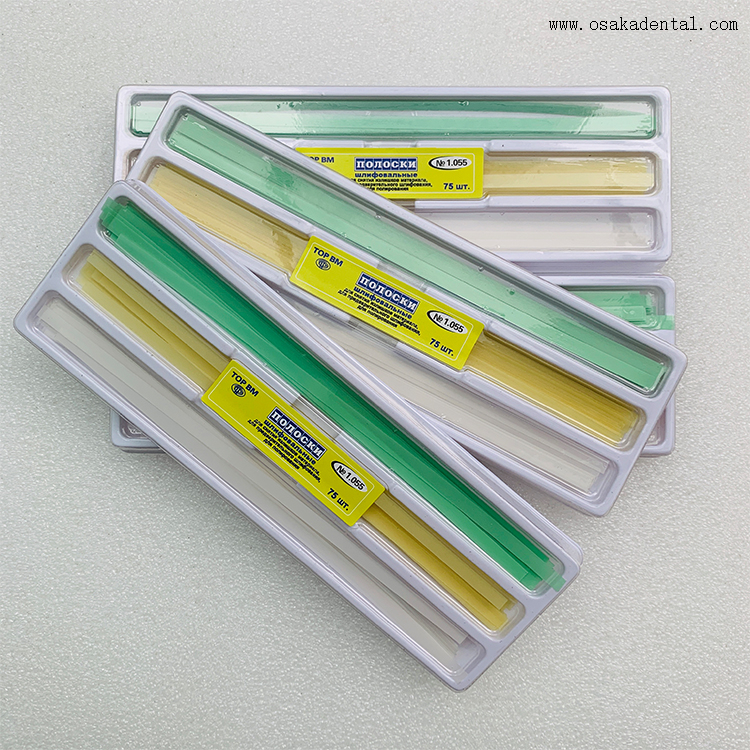 أطقم شريط تلميع وتشطيب عالمية للأسنان