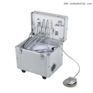 أرخص سعر عيادة متنقلة عالية / منخفضة السرعة قبضة الأسنان وحدة طب الأسنان المحمولة