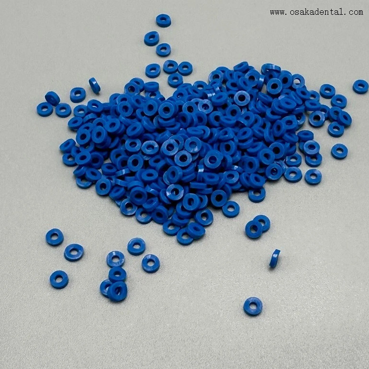 تقويم الأسنان فواصل الأسنان المرنة الخلفية الزرقاء الكبيرة