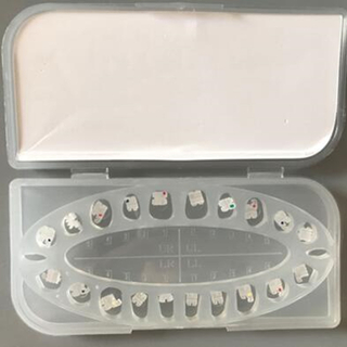 دعامة تقويم الأسنان من السيراميك للأسنان مرنة